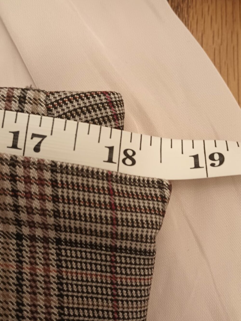 Jules & Leopold Size XL Brown Plaid Pull-on Ankle Pants (NWOT) - Picture 6 of 12